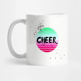 Retro cheer paint splatter Mug